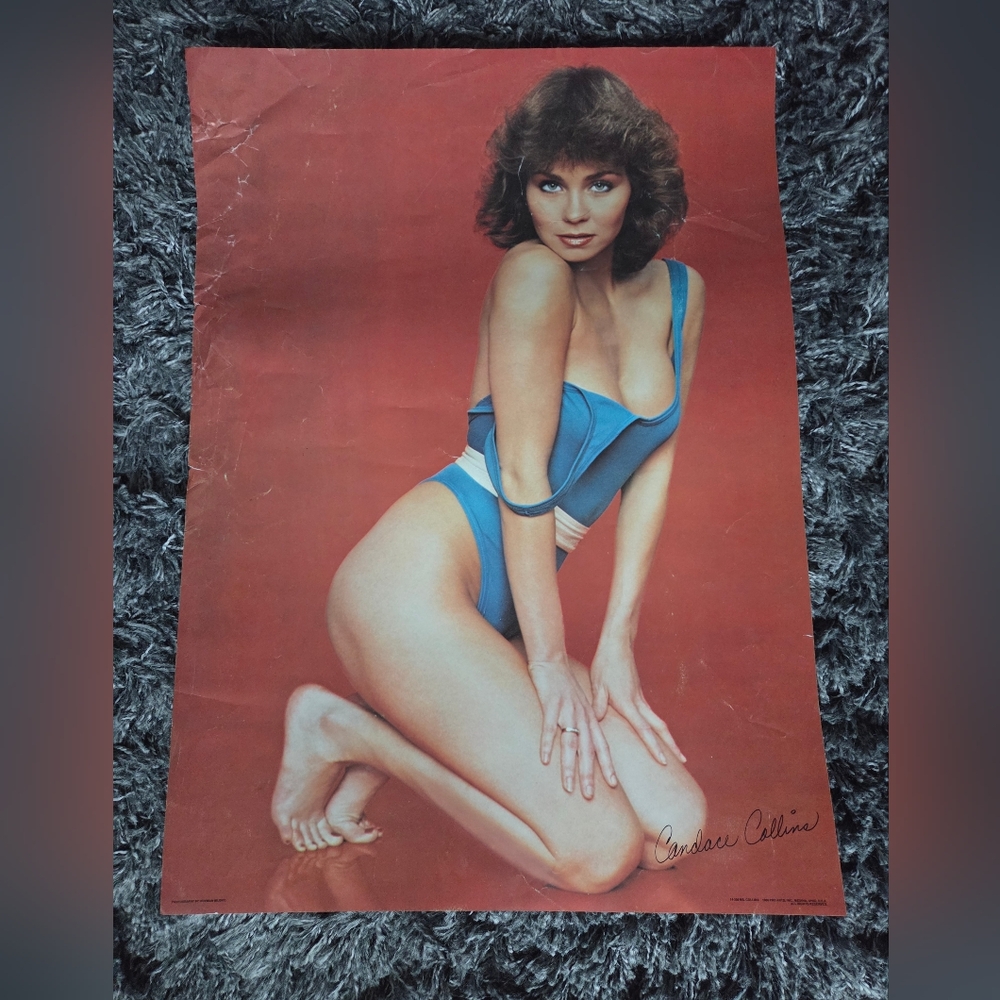 Vintage Playboy Playmate Candace Collins Poster